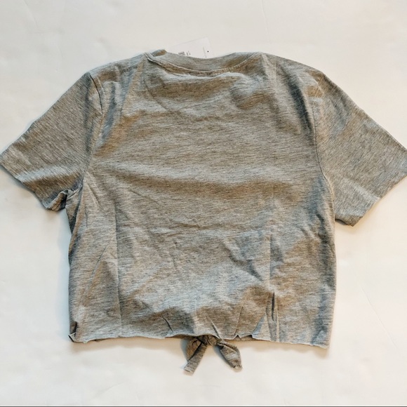 Topshop Front Tie Cropped Top - Picture 3 of 8